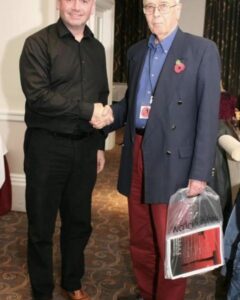 Russell Edwards meeting Neville Swanson